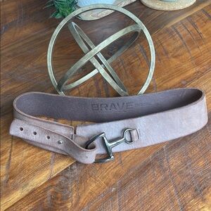 BRAVE Tamma Bridle leather belt NWOT/EUC, 30